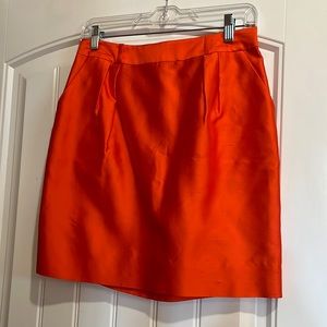 Kate spade orange mini skirt size 2